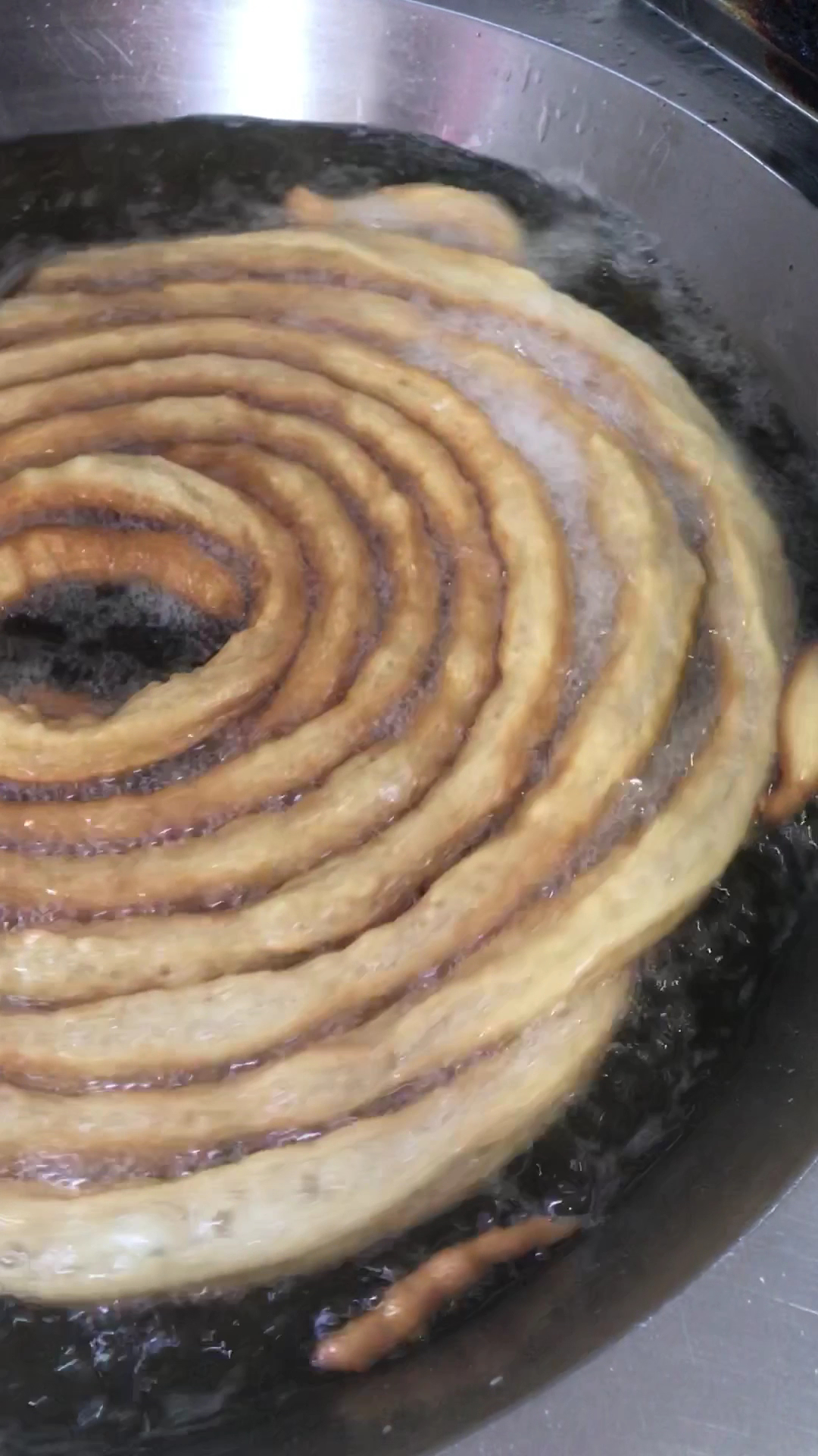 Churro en espiral